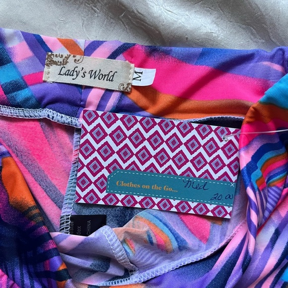 Lady’s World - High Waist Women's Shorts with Fringe - Picture 5 of 7